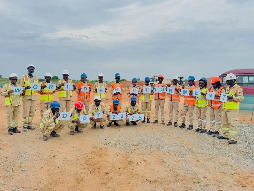 OccuproMed-supported workforce marking World Environment Day on site